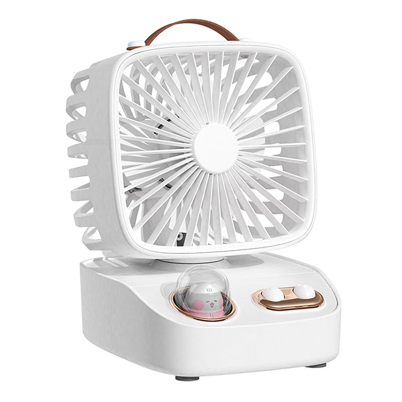ICARER FAMILY Mini Desktop Fan Cartoon Animal Decor Summer Shake Head Cooling Fan ICARER FAMILY Mini Desktop Fan Cartoon Animal Decor Summer Shake Head Cooling Fan
